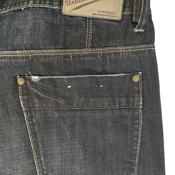 Urban Behavior Blue Straight Jeans Classic Style - Picture 6 of 6